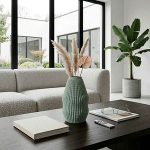 RUBYLEY GREEN VASE 9 (IN) 9