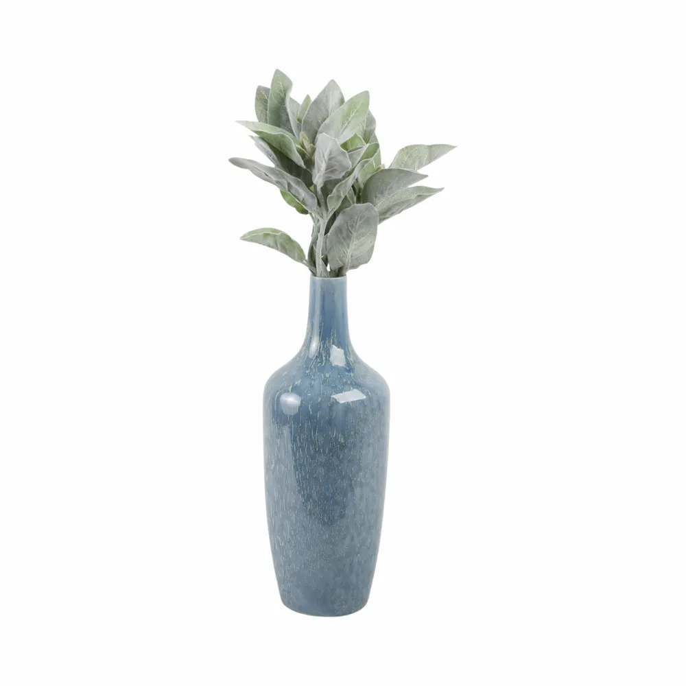 HENLEYSHAW TEAL VASE 17 (IN)
