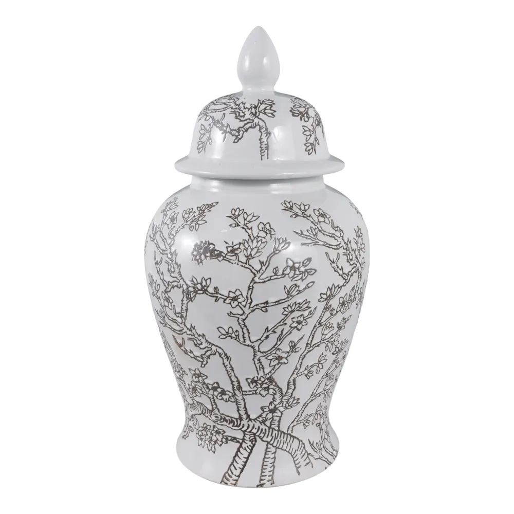 BARTONRUN WHITE CHINOISERIE 19 (IN)