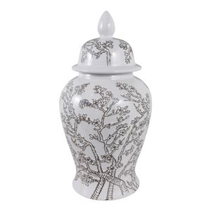 BARTONRUN WHITE CHINOISERIE 19 (IN) 4