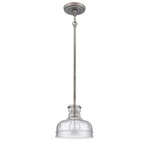 Orinoco 8'' Wide 1-Light Mini Pendant - Weathered Zinc 2