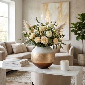 CLAYWORTH WHITE VASE 9 (IN) 2