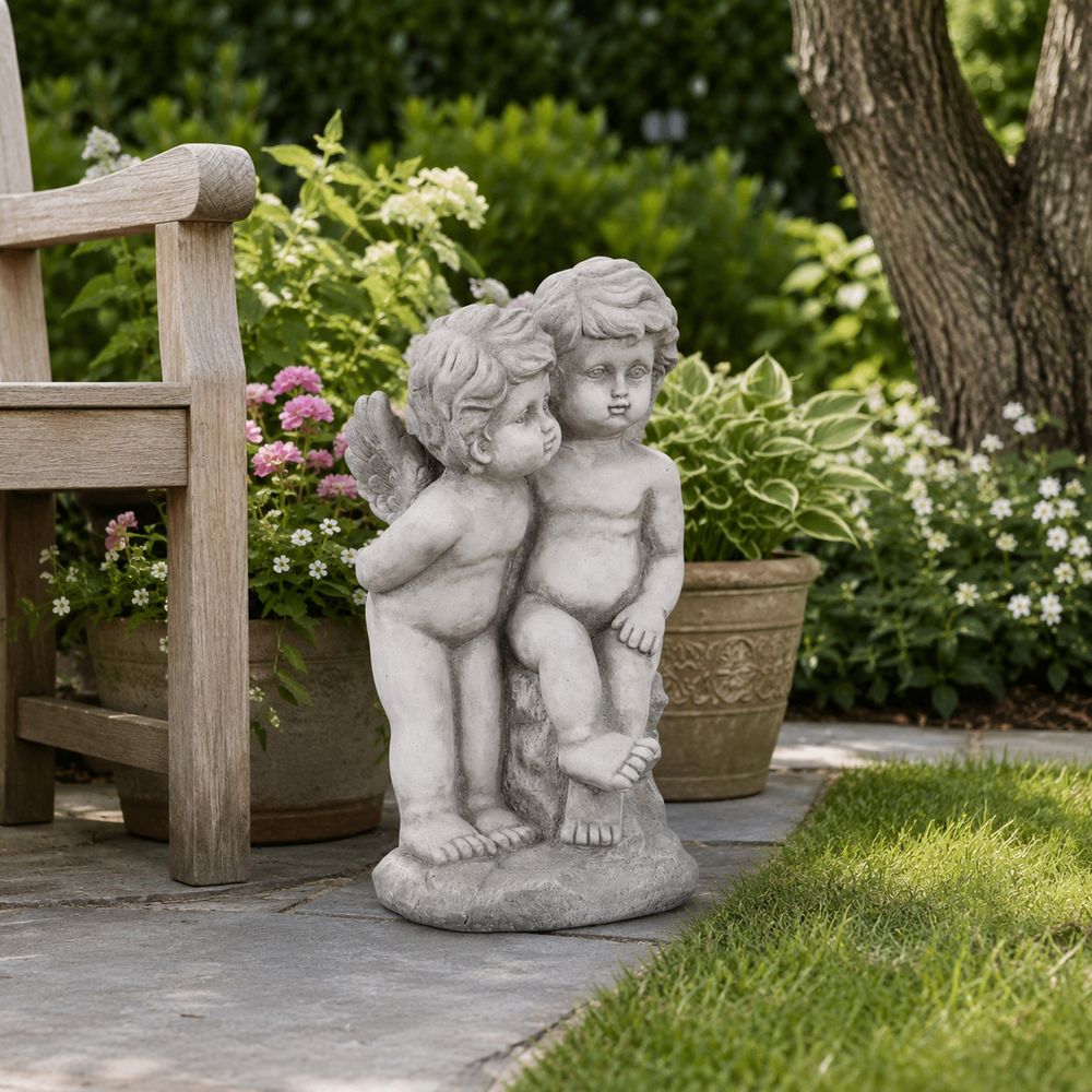 CHATHAMHOLM GRAY GARDEN STATUARY 19 (IN)