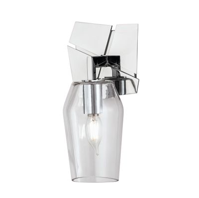 Gaia 11.25″ High 1-Light Sconce - Chrome