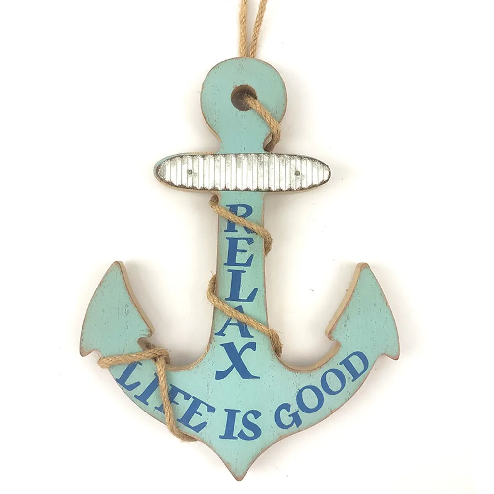 8" LIFE IS GOOD ANCHOR