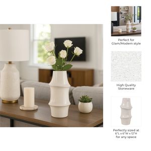 WYLERCREST IVORY VASE 12 (IN) 10
