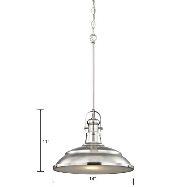 Blakesley 14'' Wide 1-Light Pendant - Brushed Nickel