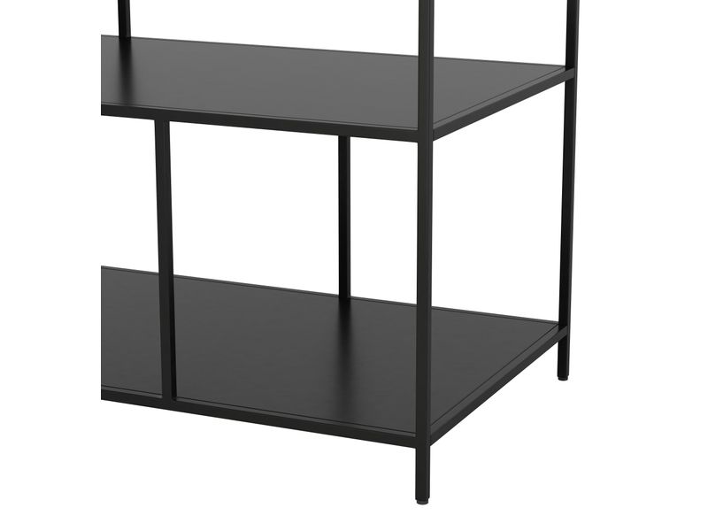 Singularity Console Table White & Black 7