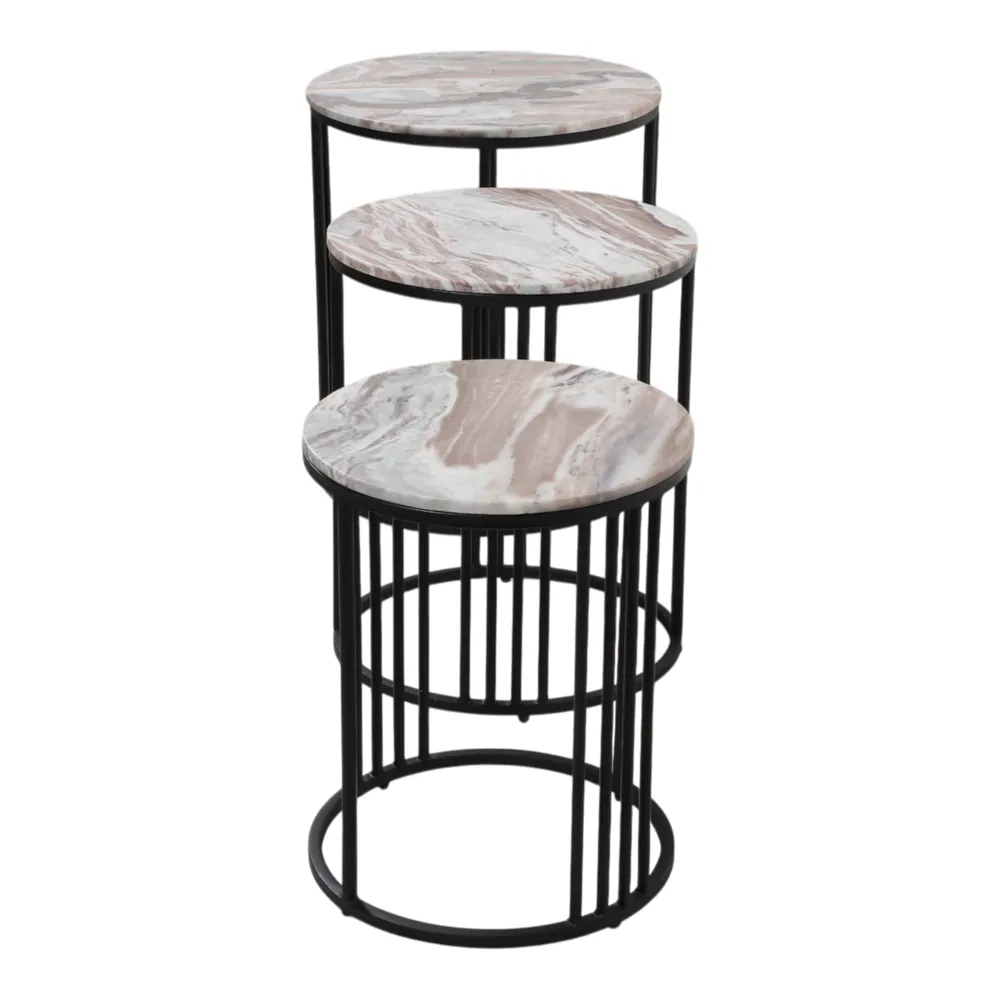 BRYNMILL SET OF 3 BLACK TABLE 24 (IN)
