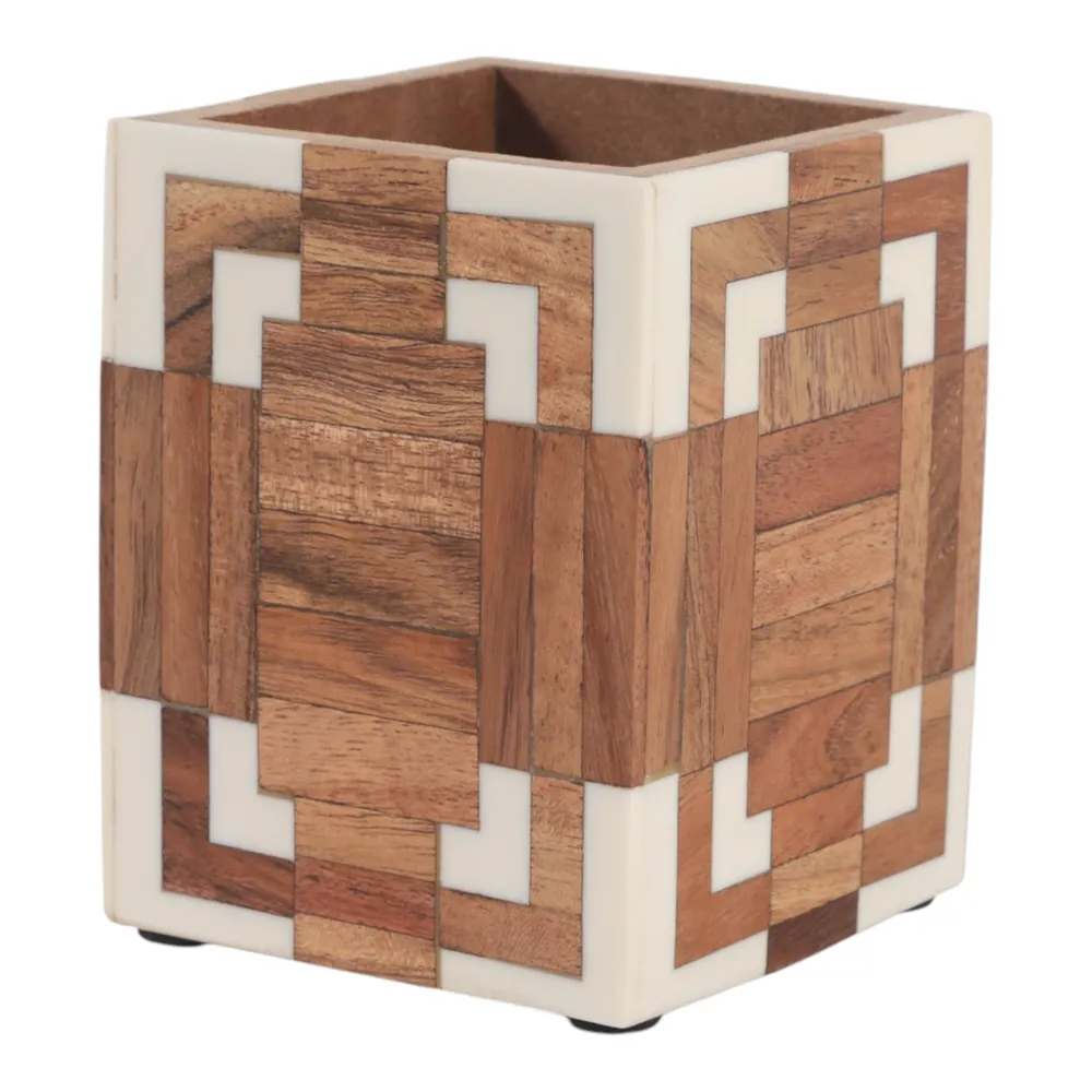 ZANEVIEW IVORY PENCIL CUP 4 (IN)