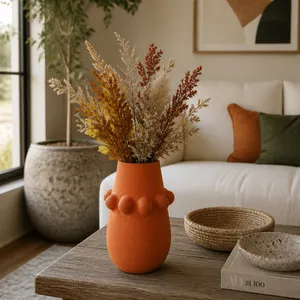 DUNBARWOOD RED VASE 13 (IN) 2