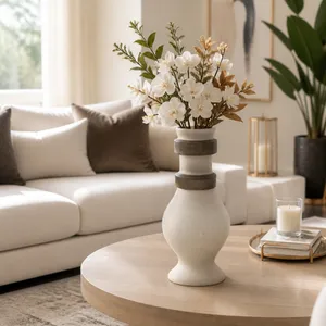 ROMANDALE IVORY VASE 15 (IN) 11