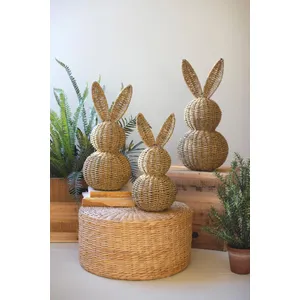Set of 3 Woven Vine Easter Rabbits 1