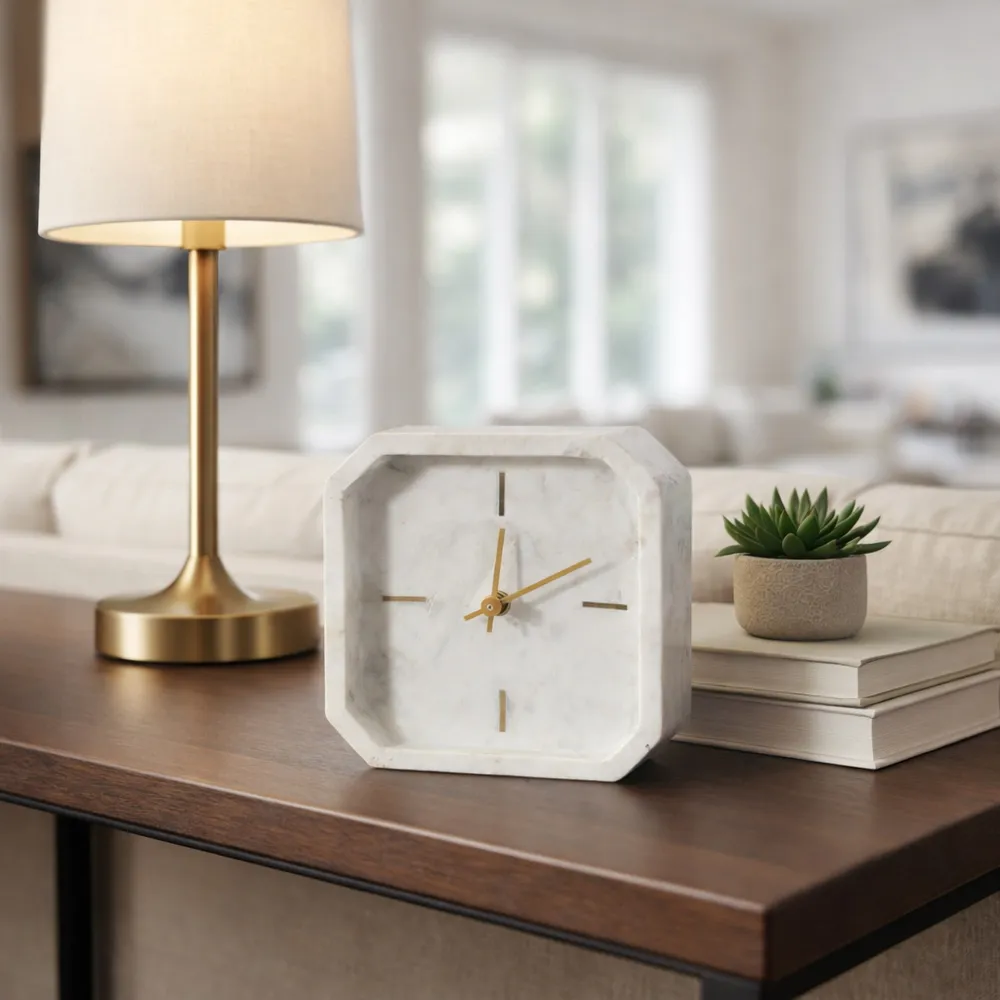 VALESTONE IVORY CLOCK 8 (IN)