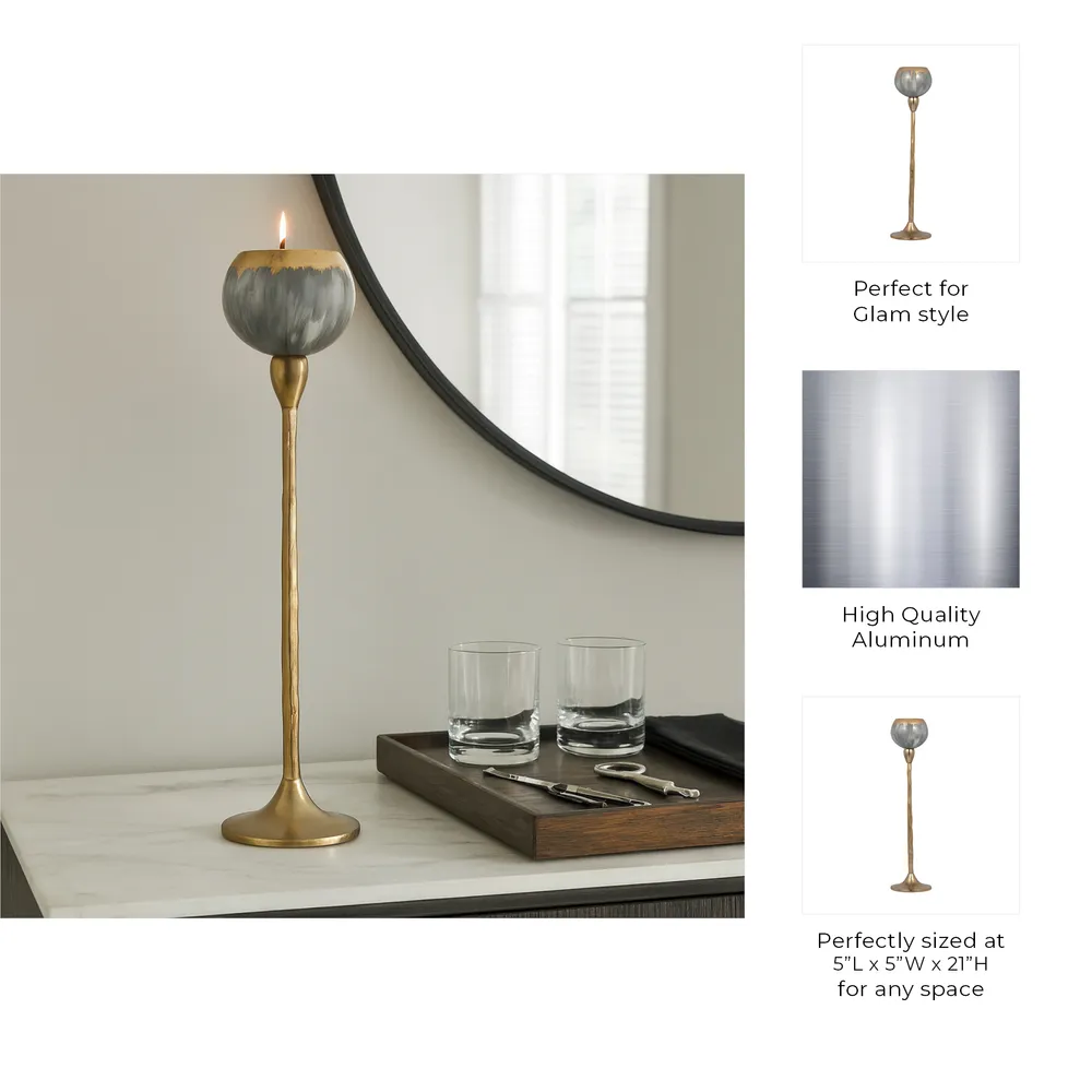 CUTTERPORT GRAY GLASS 21 (IN)
