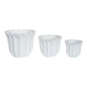 CASPERBROOK SET OF 3 WHITE PLANTER 13 (IN) 1