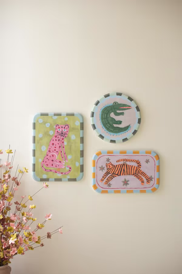 Set of 3 Children's Art Animal Prints