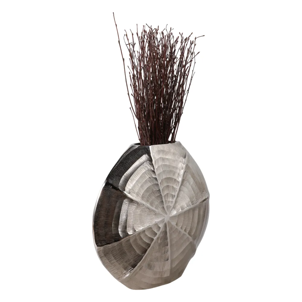 DURBANBEACH SILVER VASE 14 (IN)