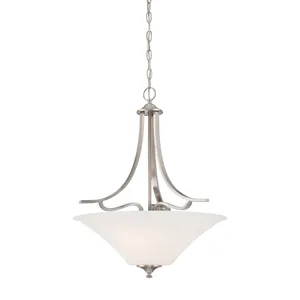 Treme 20'' Wide 3-Light Pendant - Brushed Nickel 1