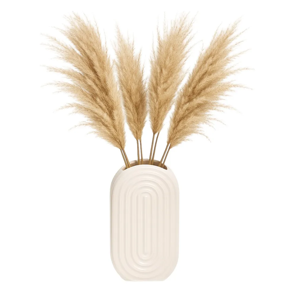 ELTONLAND WHITE VASE 9 (IN)