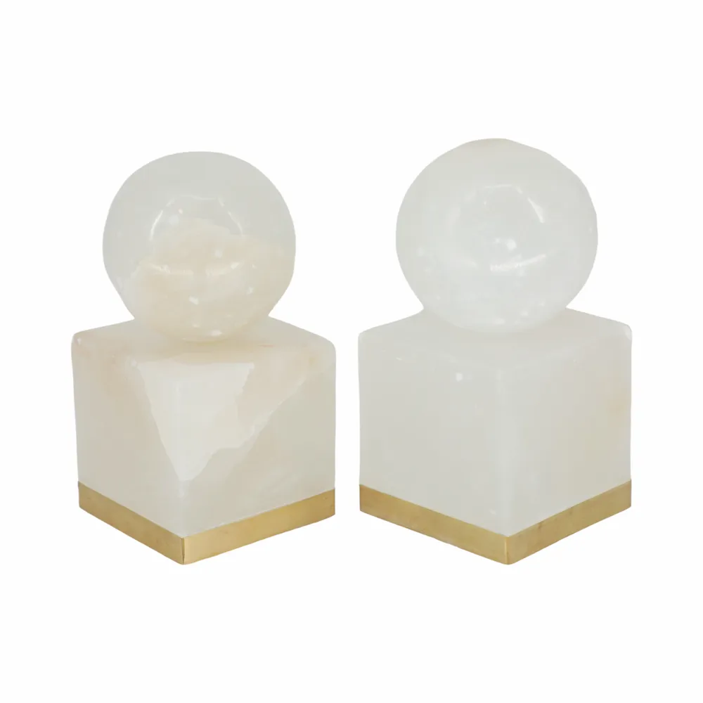 HEATHBURN SET OF 2 WHITE DECOR 6 (IN)