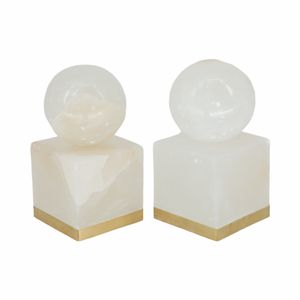 HEATHBURN SET OF 2 WHITE DECOR 6 (IN) 3