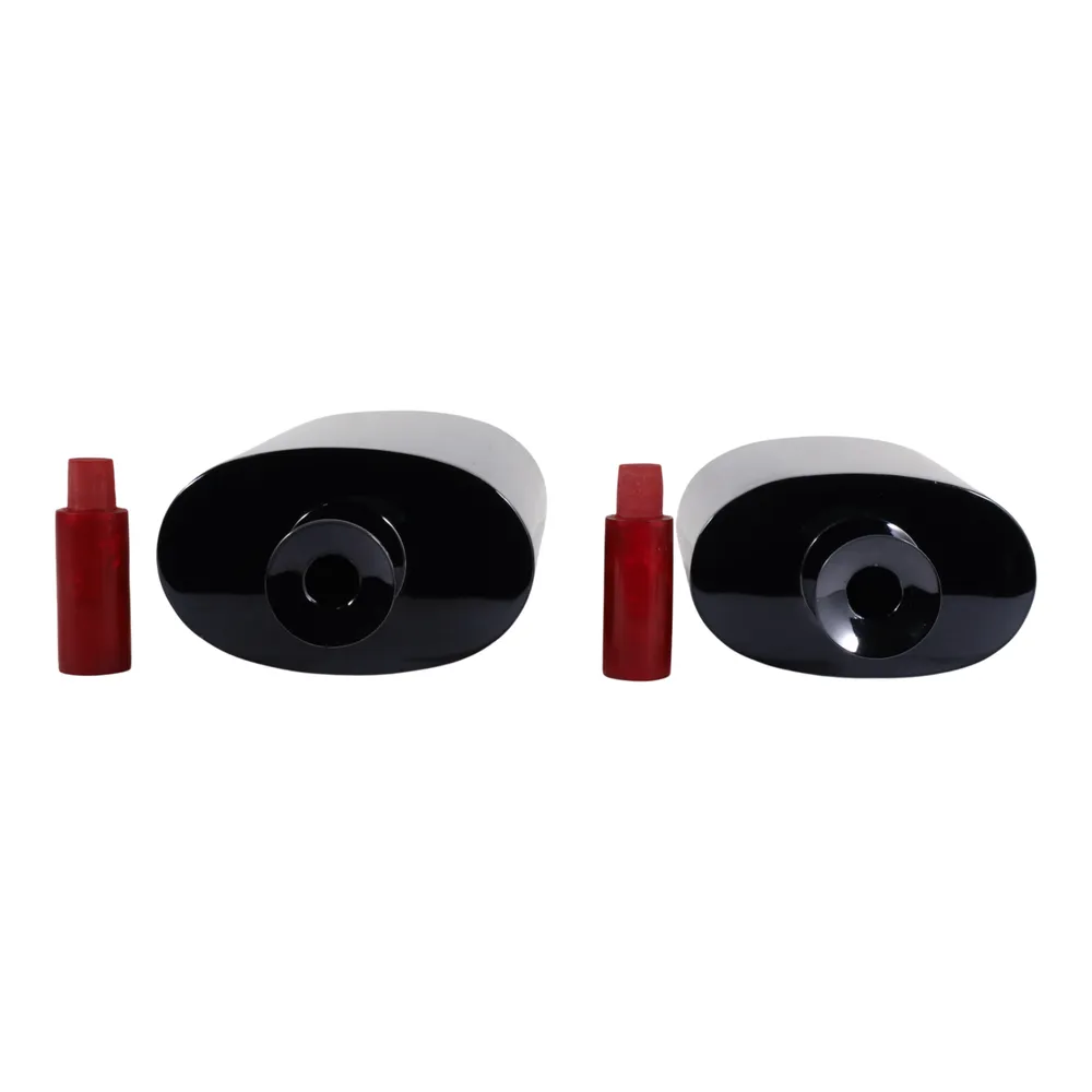 BELDENMORE SET OF 2 BLACK JARS 14 (IN)