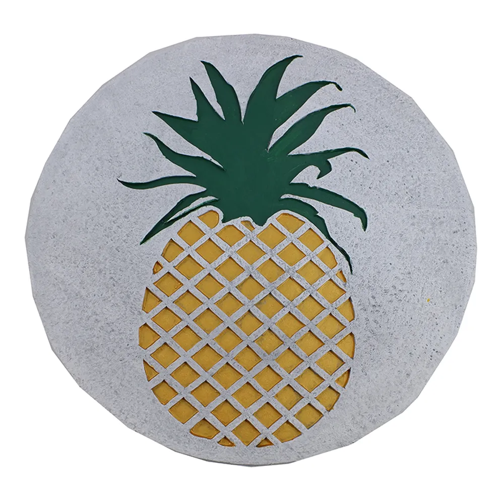 10" PINEAPPLE STEPPING STONE