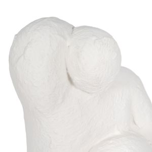 10" RAISED ARM POSING FIGURE, WHITE 6