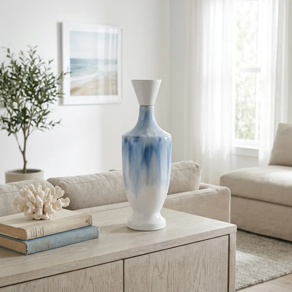 HEATHMORE BLUE JAR 16 (IN)