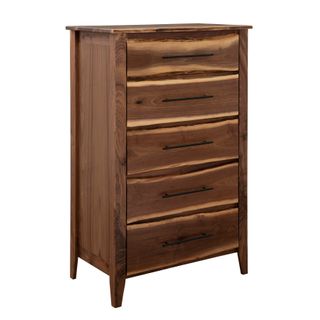 Heartland Walnut Five drawer Chest - Premium