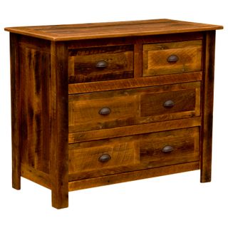 Barnwood Four Drawer Low Boy - Premium Line