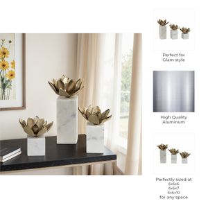 RUTH SET OF 3 BRONZE DECOR 10 (IN) 9
