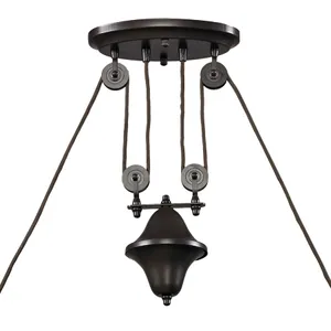 Farmhouse 44'' Wide 2-Light Linear Chandelier - Oiled Bronze 3