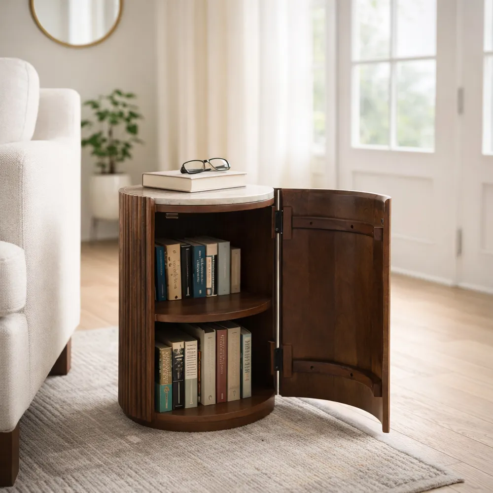 PRESTONPORT BROWN TABLE 20 (IN)