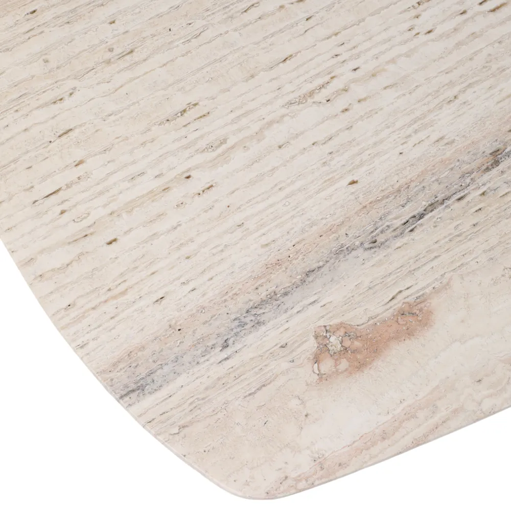 BERGENWELL IVORY COFFEE TABLE 17 (IN)