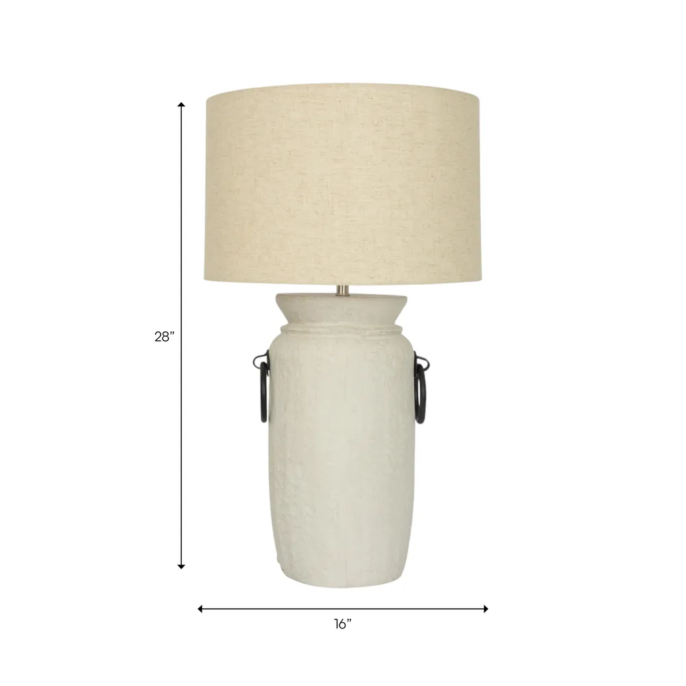 BRECKVIEW IVORY LAMP 29 (IN)