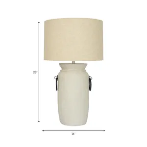 BRECKVIEW IVORY LAMP 29 (IN) 10
