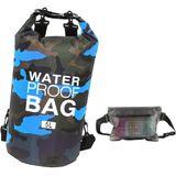 10L WATERPROOF DRY BAG WITH DETACHABLE STRAP - FISH CAMO 1