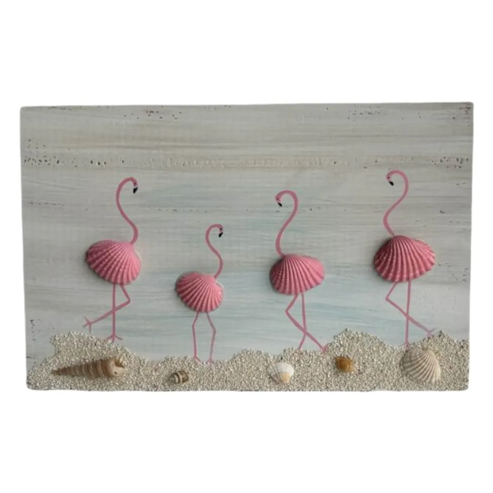 11" FLAMINGO WALL DECOR
