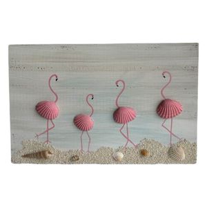 11" FLAMINGO WALL DECOR 1