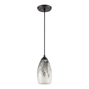 Corey 5'' Wide 1-Light Mini Pendant - Matte Black 2