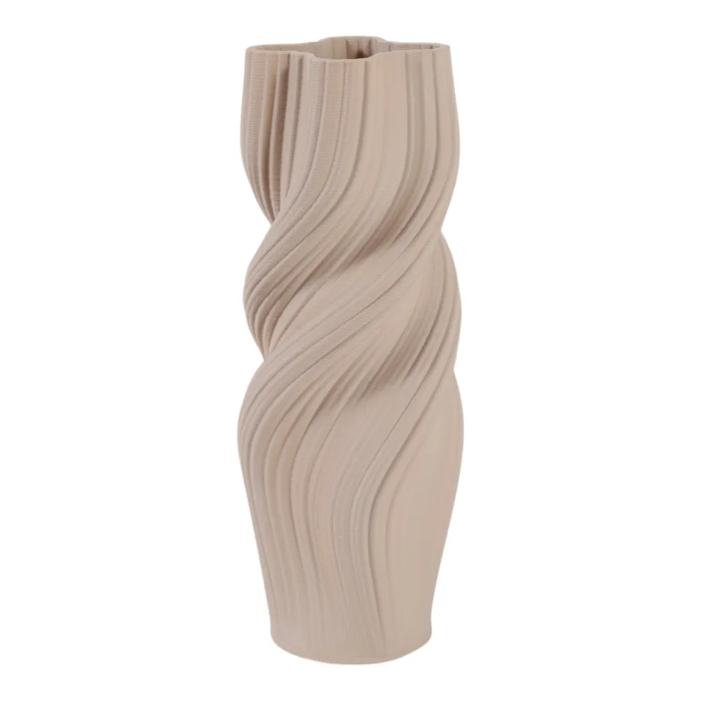 ROSSPORT TAN VASE 14 (IN)