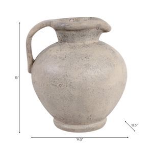 DUNLAPBURN IVORY VASE 15 (IN) 10