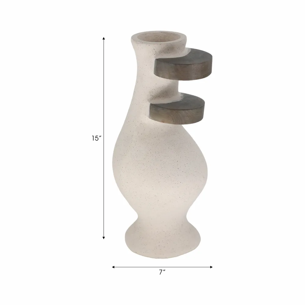 ROMANDALE IVORY VASE 15 (IN)