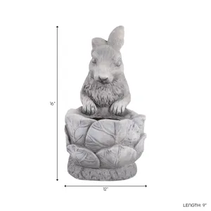 SLATEMOOR GRAY PLANTER 16 (IN) 10
