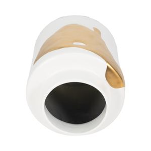 JUNEROSE WHITE VASE 10 (IN) 6