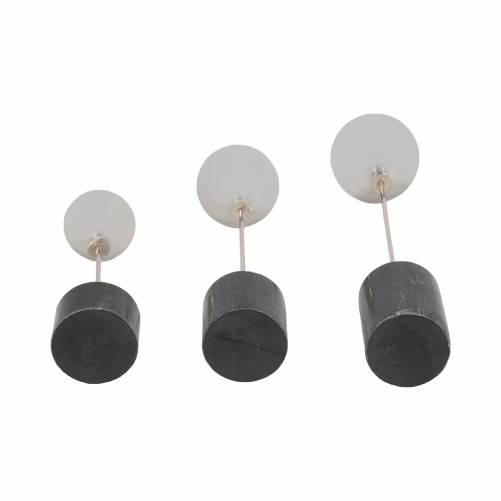 RAFESTONE SET OF 3 SILVER DECOR 18 (IN)