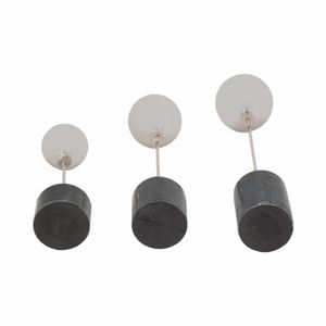 RAFESTONE SET OF 3 SILVER DECOR 18 (IN) 7