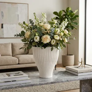 STORMTON IVORY VASE 14 (IN) 2